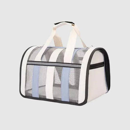 Haze blue Pet Carrying Bag Large Capacity Portable Breathable Shoulder Bag For Outdoor Use Suitable For All Seasons - TrendyPet's Zone