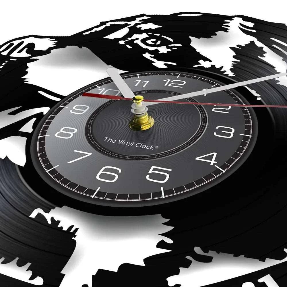 I Love My Rottweiler Rottie Love Home Art Decor Wall Clock (WITHOUT LED) Dog Breed Rottweiler Vinyl Record Wall Clock TRENDYPET'S ZONE