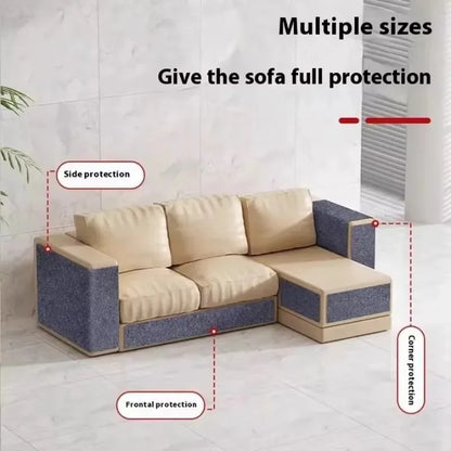Gray durable cat scratch mat from TrendyPet's Zone, trimmable and self-adhesive for protecting furniture from scratching.