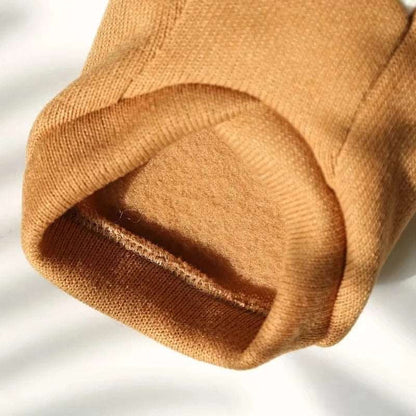 Khaki Preppy Style V-Neck Dog Sweater Warm Winter Pet Cloth - TrendyPet's Zone