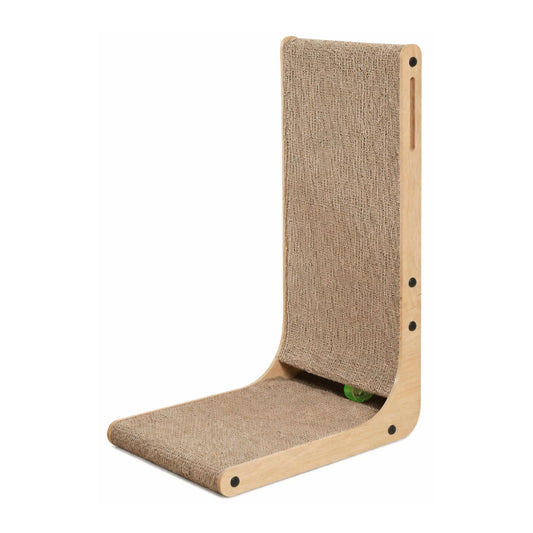 L-shape Cat Scratching Post with Catnip Wear-resistant and Scratch-resistant Board Sofa Protector Furniture Toys TrendyPet's Zone