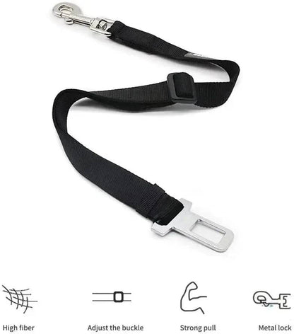 Light Blue Base Model Pet Supplies Car Seat Belt Dog Seat Belt Dog Leash Vehicle Belt Adjustable Cushioning Elastic Reflective Safety Rope for Dog Cat - TrendyPet's Zone