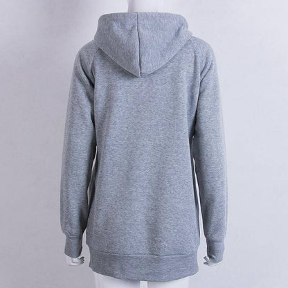 Light Gray Plain High Quality Sweatshirt Cat Dog Lovers Hoodies Kangaroo Pet Paw Ears Cuddle Pouch Pullovers - TrendyPet's Zone