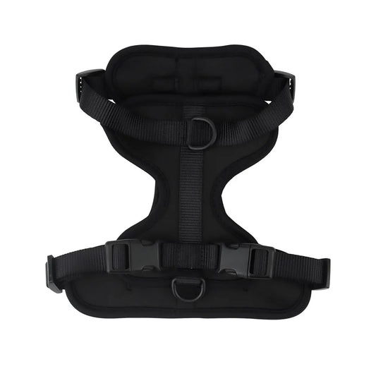 Lightweight adjustable dog harness from TrendyPet's Zone, suitable for outdoor walks, with padded straps and quick-release buckle.