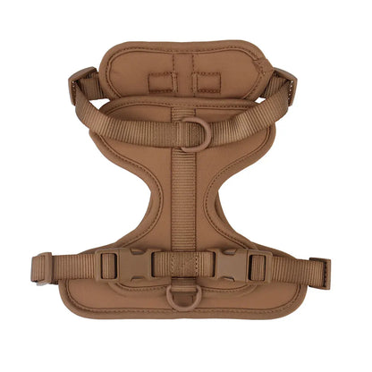 Lightweight adjustable dog harness by TrendyPet's Zone, shown on a small dog ready for outdoor walk adventures.