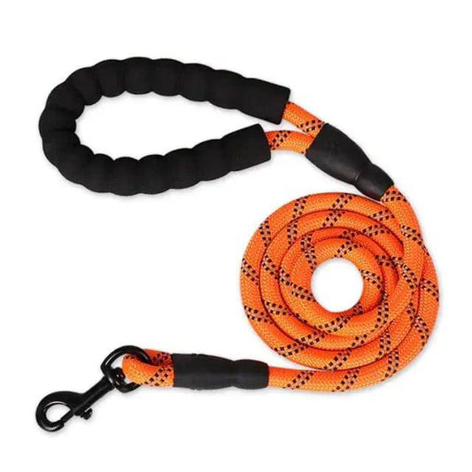 Orange 150/200/300cm Strong Pet Reflective Leash For Big Small Medium Large Dog Drag Pull Tow - TrendyPet's Zone