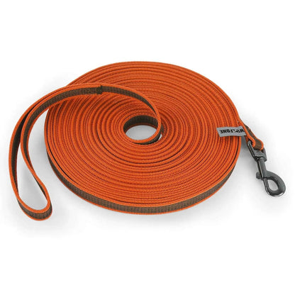 Orange Dog Leash Latex Silk Easy and Convenient Training Big Dual Color - TrendyPet's Zone