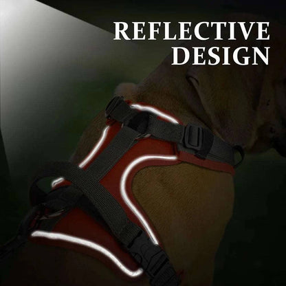 Orange No Pull Dog Harness Reflective Vest With Control Handle For Small Medium Large Dogs Walking Training Harnesses - TrendyPet's Zone