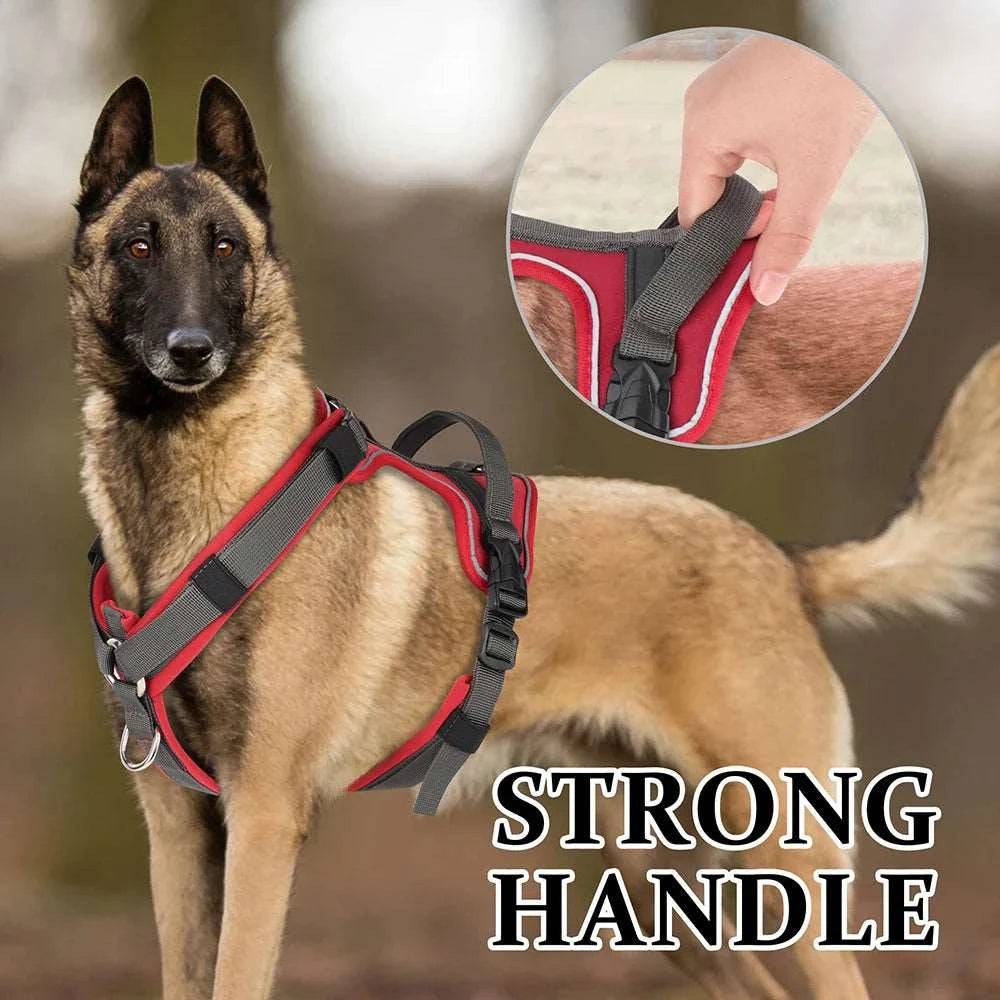 Orange No Pull Dog Harness Reflective Vest With Control Handle For Small Medium Large Dogs Walking Training Harnesses - TrendyPet's Zone