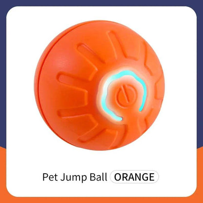 Orange Smart Dog Toy Ball Electronic Interactive Pet Moving Ball USB Automatic Bouncing for Puppy - TrendyPet's Zone