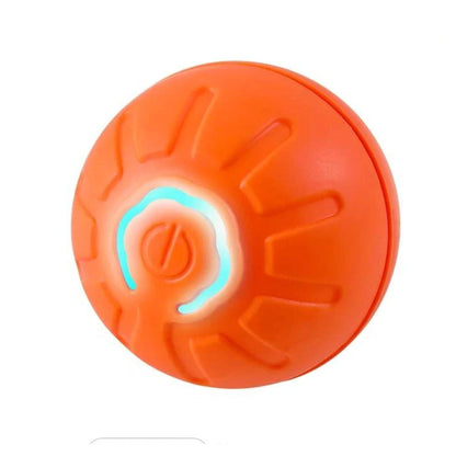Orange Smart Dog Toy Ball Electronic Interactive Pet Moving Ball USB Automatic Bouncing for Puppy - TrendyPet's Zone