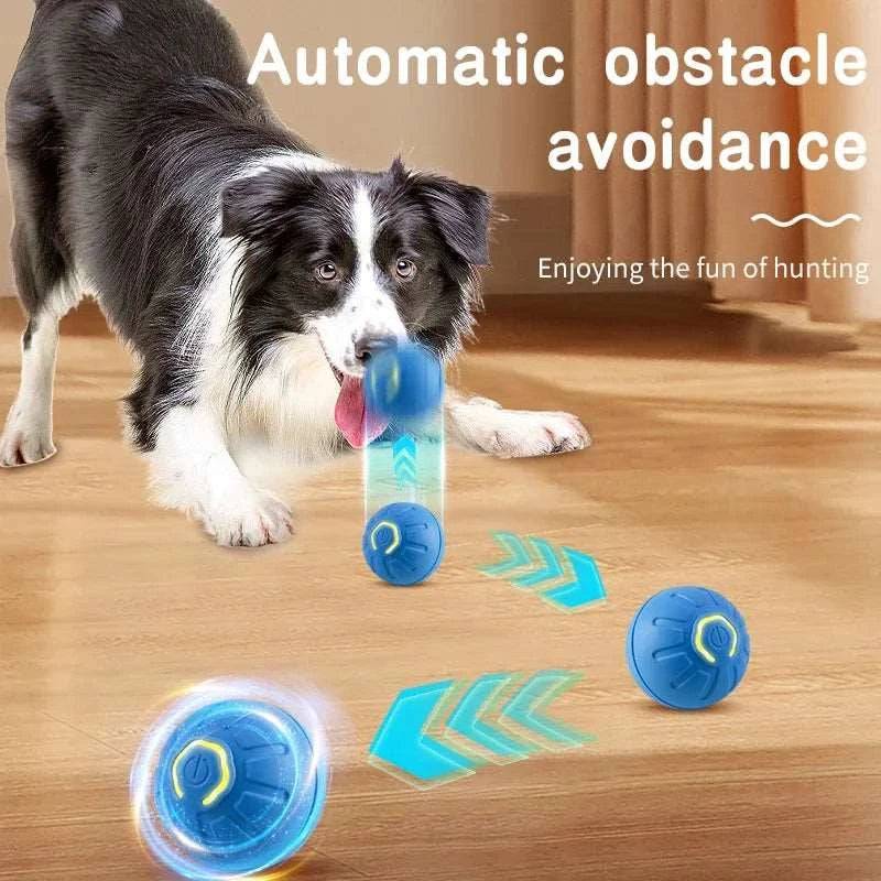 Orange Smart Dog Toy Ball Electronic Interactive Pet Moving Ball USB Automatic Bouncing for Puppy - TrendyPet's Zone