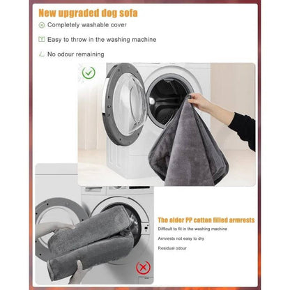 Orthopedic Dog Beds Dog Waterproof Bed with Sides Non-Slip Bottom Couch Puppy Bed Removable And Washable, Sizes XS - 2XL Plus - TrendyPet's Zone
