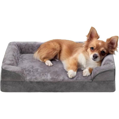 Orthopedic Dog Beds Dog Waterproof Bed with Sides Non-Slip Bottom Couch Puppy Bed Removable And Washable, Sizes XS - 2XL Plus - TrendyPet's Zone