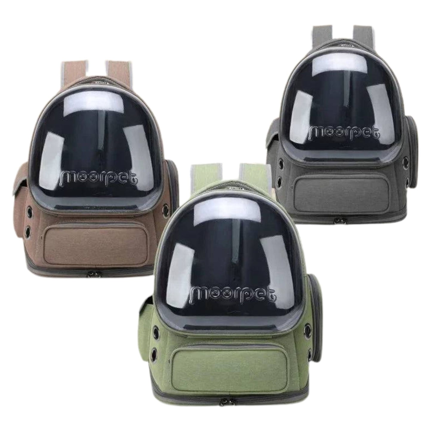 Gray Pet Backpack Astronaut Transparent Carrying Bag For Cat Puppy Breathable Kitten Outdoor Bags Space Capsule Package TRENDYPET'S ZONE