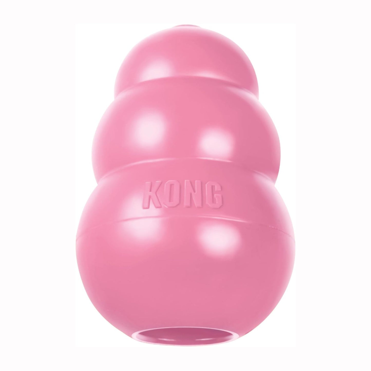 Pink KONG Puppy Natural Teething Rubber Chew Toy TrendyPet's Zone