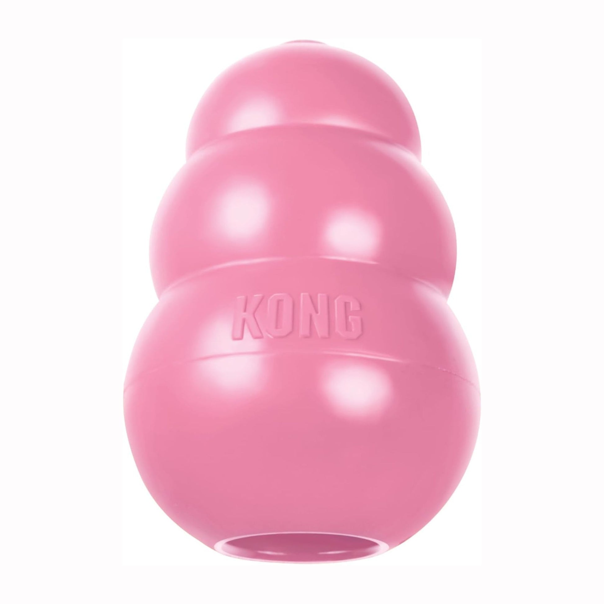 Pink KONG Puppy Natural Teething Rubber Chew Toy TrendyPet's Zone