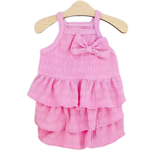 Pink Pet Clothes Summer Thin Style Dog Dress Skirt Small Clothing Puppy Dress Doggy Costume - TrendyPet's Zone