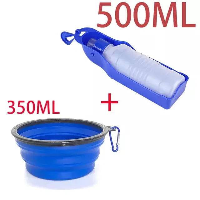 Pink Portable Pet Travel Water Bowl Bottle Feeder Drinking Fountain TRENDYPET'S ZONE
