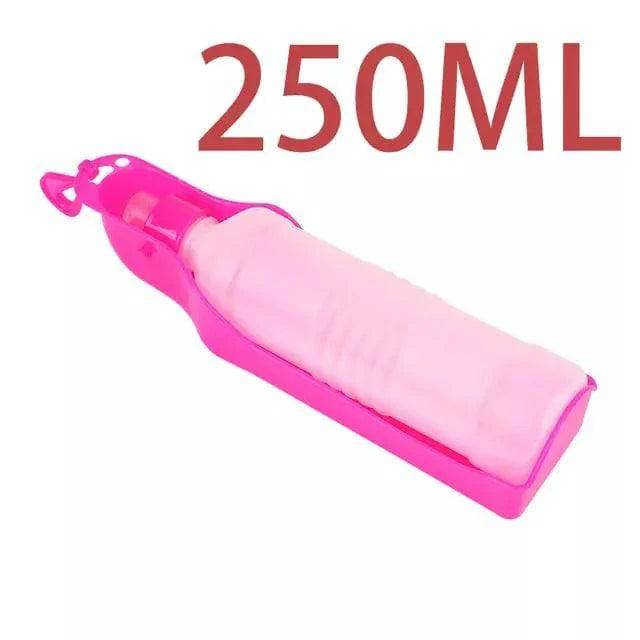 Pink Portable Pet Travel Water Bowl Bottle Feeder Drinking Fountain TRENDYPET'S ZONE