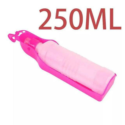 Pink Portable Pet Travel Water Bowl Bottle Feeder Drinking Fountain TRENDYPET'S ZONE