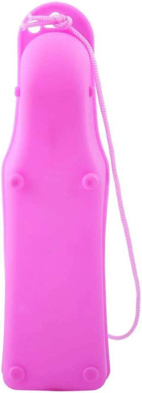 Pink Portable Pet Travel Water Bowl Bottle Feeder Drinking Fountain TRENDYPET'S ZONE