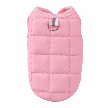 Pink Quilted Dog Vest Jacket – Warm, Lightweight & Stylish Dog Coat TrendyPet's Zone