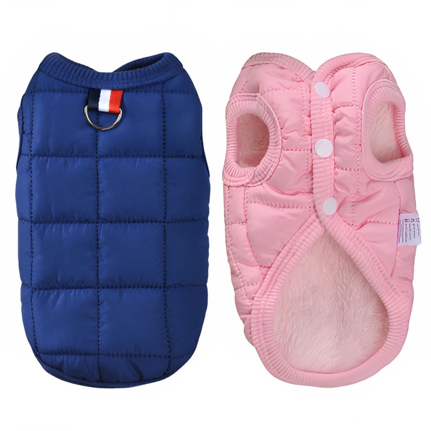 Blue Quilted Dog Vest Jacket – Warm, Lightweight & Stylish Dog Coat TrendyPet's Zone