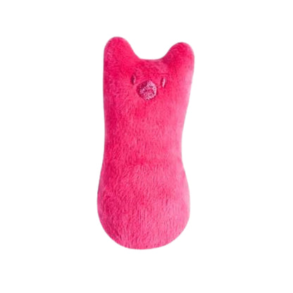 Pink Teeth Grinding Catnip Toys Funny Interactive Plush Cat Toy Pet Kitten Chewing Vocal Toy Claws Thumb Bite Cat Mint - TrendyPet's Zone