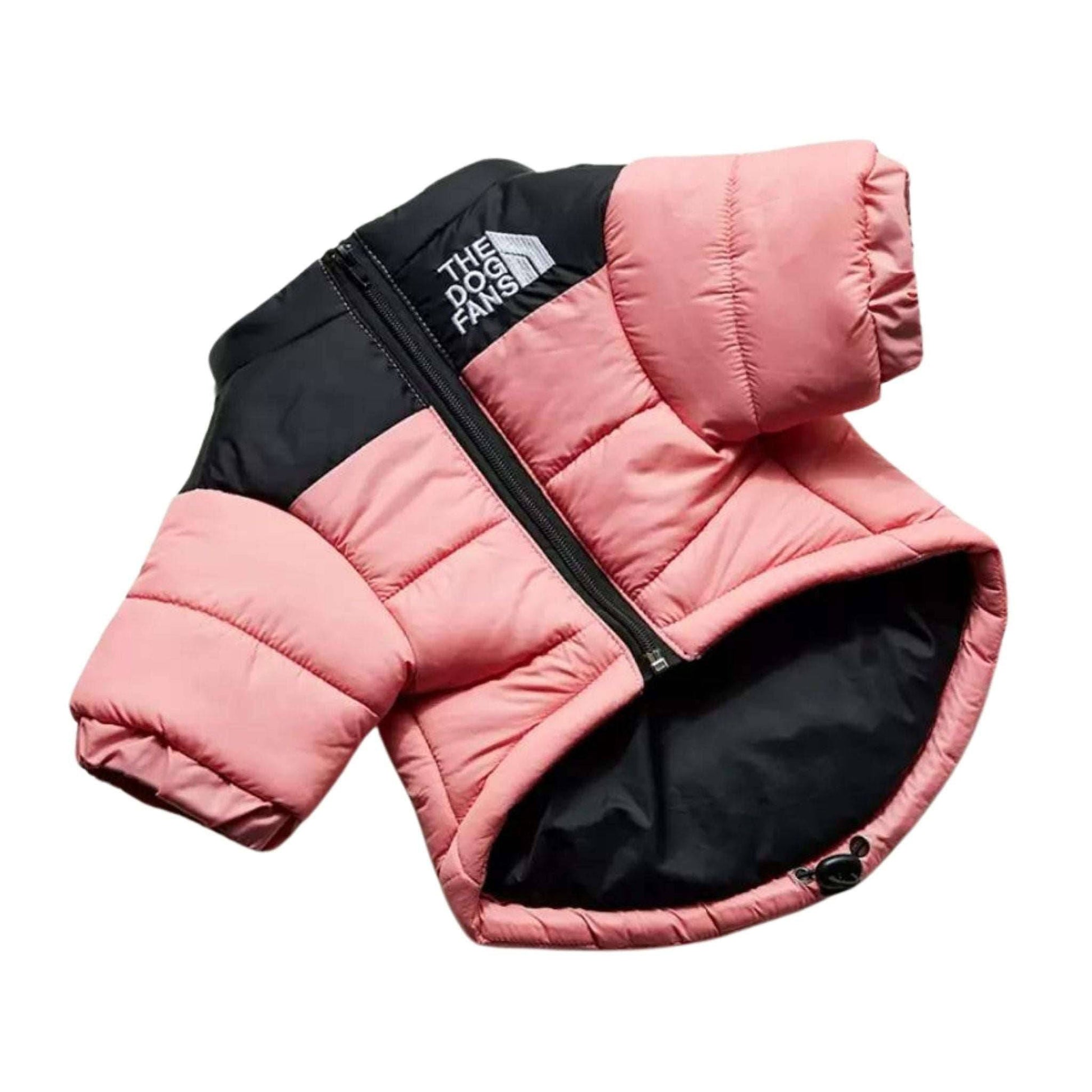 Pink Warm Stylish Dog Windproof Snow Cold Weather Coats Jackets for Puppies Small Medium Large Dogs - TrendyPet's Zone