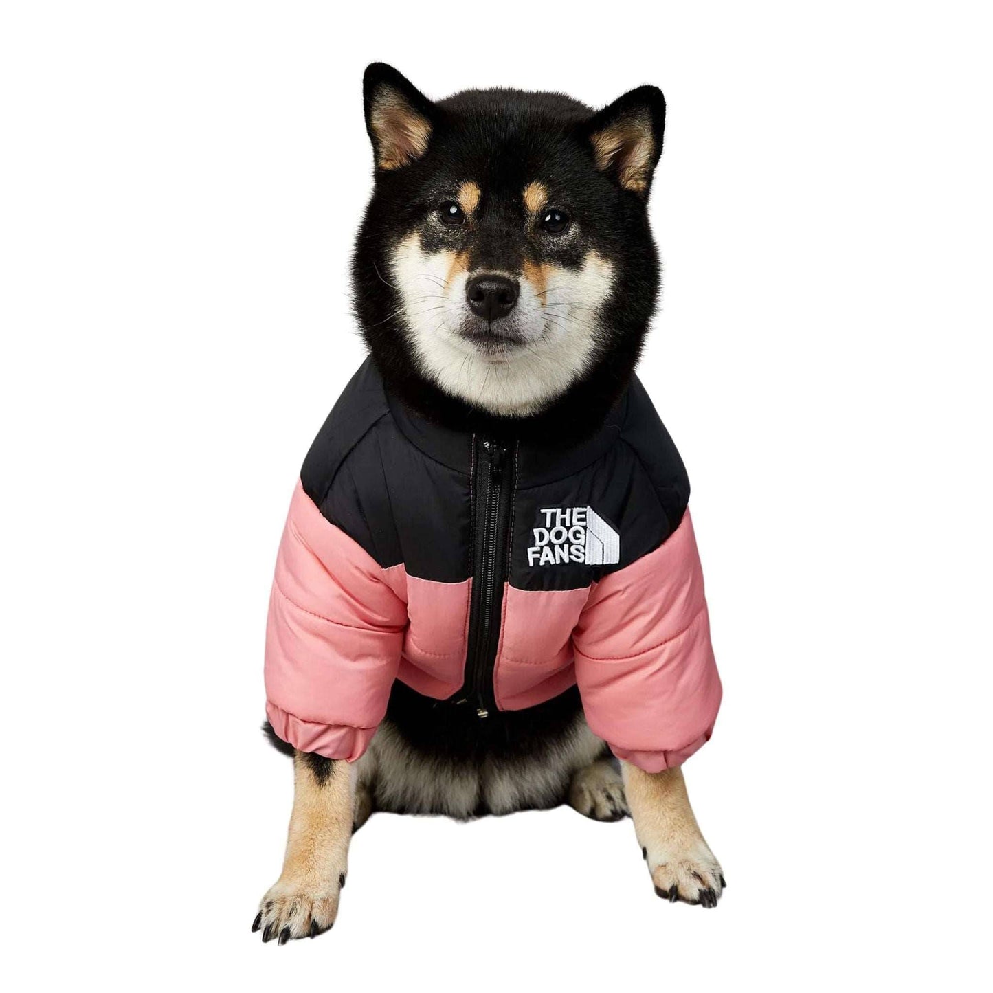 Pink Warm Stylish Dog Windproof Snow Cold Weather Coats Jackets for Puppies Small Medium Large Dogs - TrendyPet's Zone