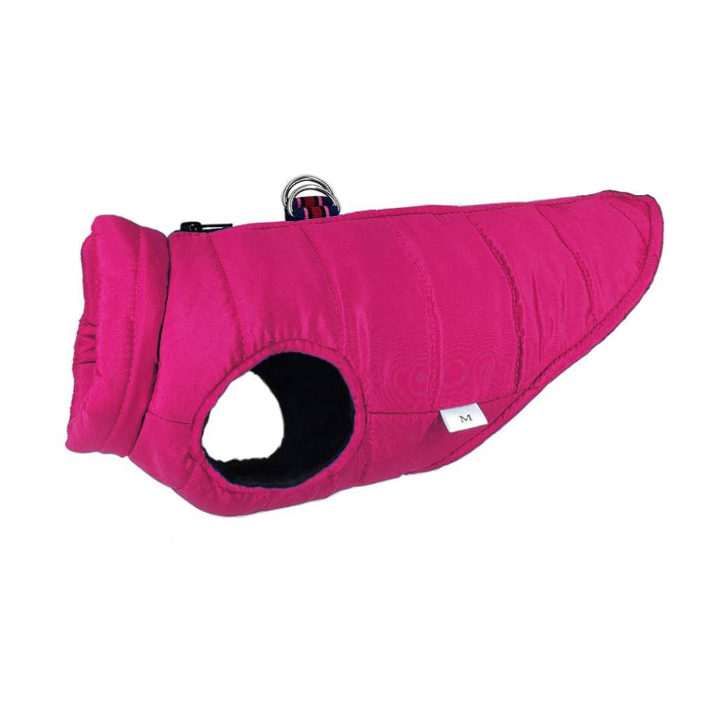 Pink Windproof Pet Dog Coat Jacket Winter Warm Padded Vest - TrendyPet's Zone