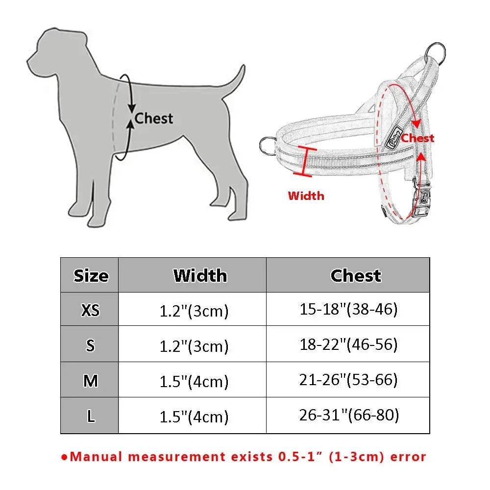 Pink With Lines Warm Harness Vest Winter Soft Padded Pet Training Adjustable For Small Large Dog Puppy - TrendyPet's Zone