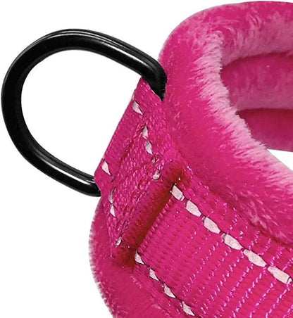 Pink With Multi Design Warm Harness Vest Winter Soft Padded Pet Training Adjustable For Small Large Dog Puppy - TrendyPet's Zone