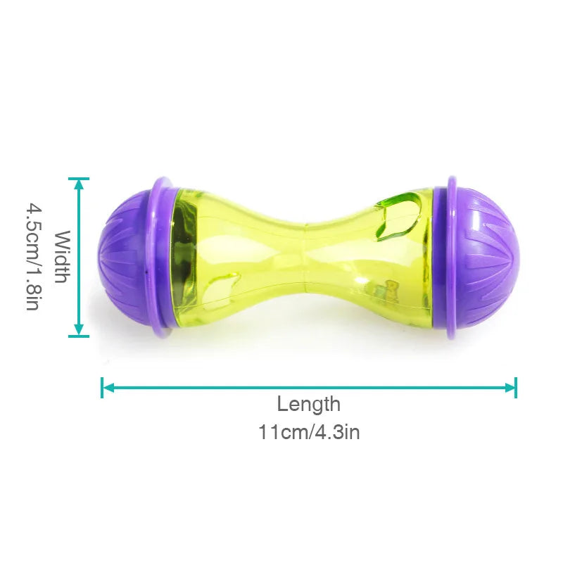 Purple Cat Food Bone Toy - Interactive Treat Ball for Cats TrendyPet's Zone
