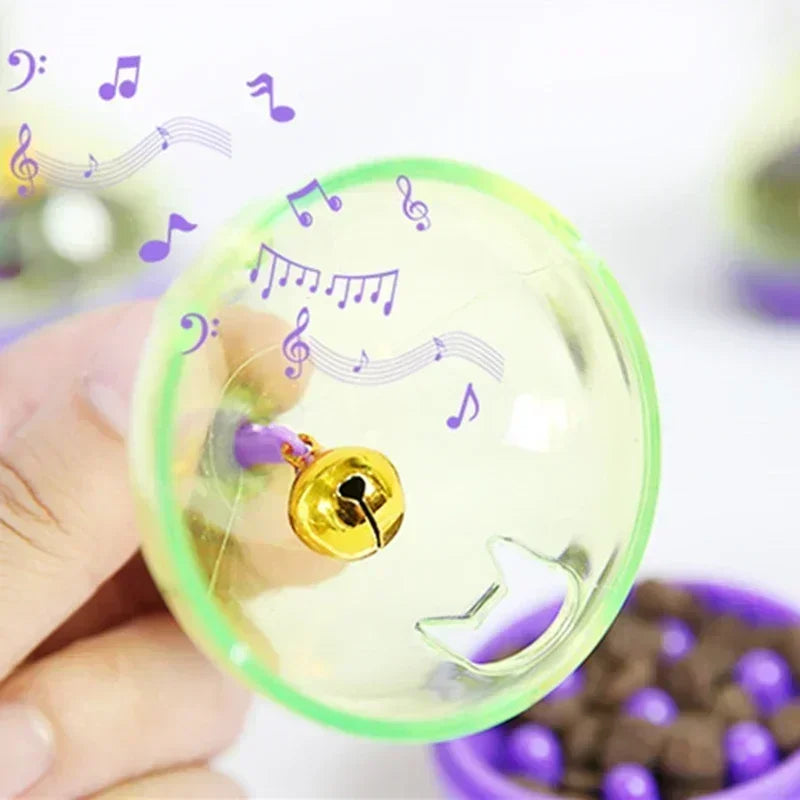 Cat Food Tumbler Toy - Interactive Treat Ball for Cats TrendyPet's Zone