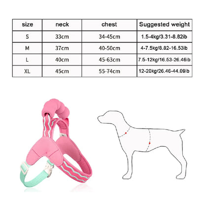TrendyPet's Zone khaki escape-proof dog harness set with reflective stitching for all dog sizes, includes harness and leash.