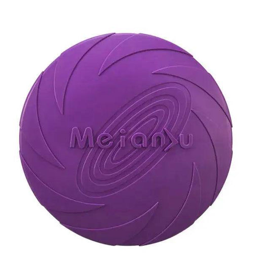 Purple Fashion Pet Dog Silicone Game Frisbeed Dog Toy Flying Discs Training Interactive Toys Pet Supplies Flying Disc 15/18/22cm - TrendyPet's Zone