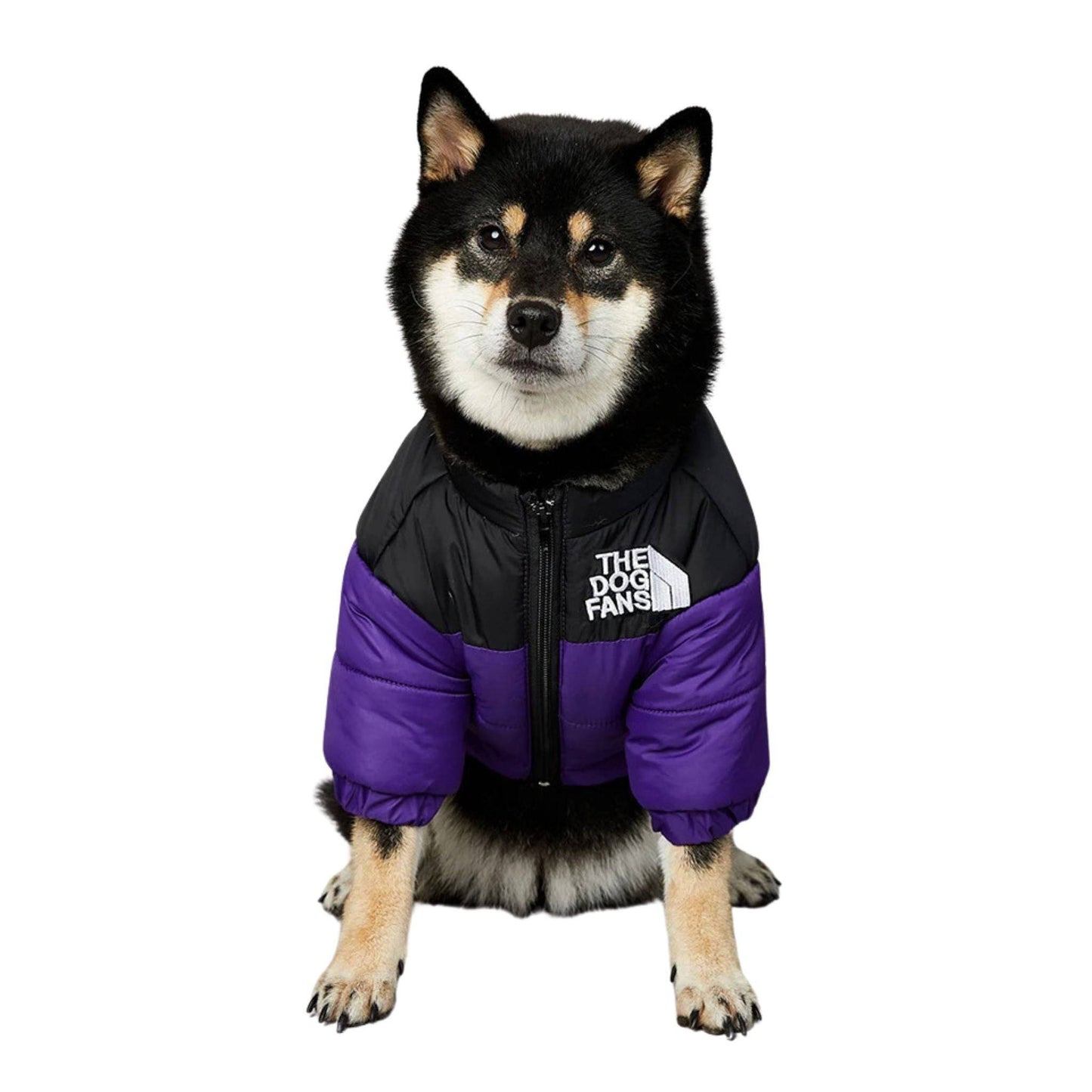 Purple Warm Stylish Dog Windproof Snow Cold Weather Coats Jackets for Puppies Small Medium Large Dogs - TrendyPet's Zone