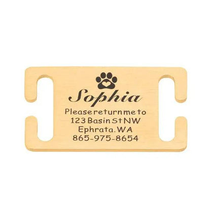 Engraved Pet Collar Tags Customizable & Stylish - TrendyPet's Zone