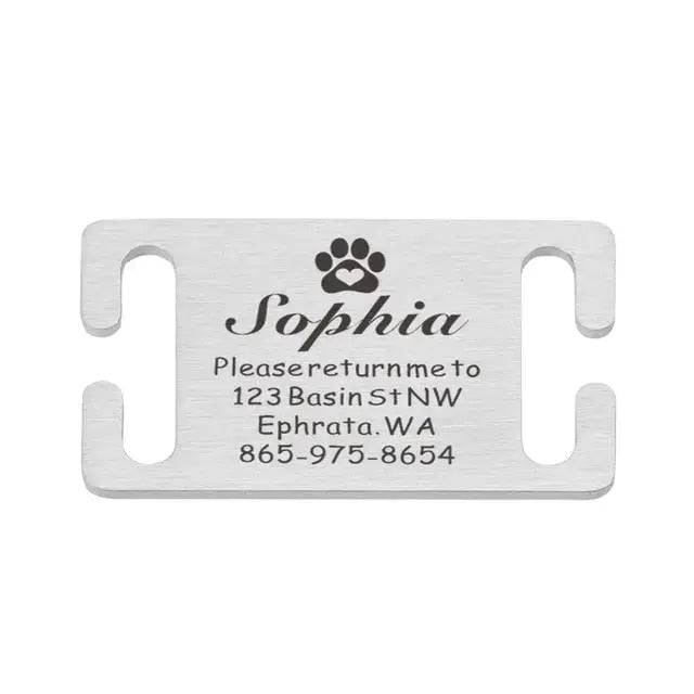 Engraved Pet Collar Tags Customizable & Stylish - TrendyPet's Zone