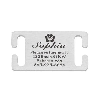 Engraved Pet Collar Tags Customizable & Stylish - TrendyPet's Zone