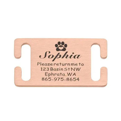 Engraved Pet Collar Tags Customizable & Stylish - TrendyPet's Zone