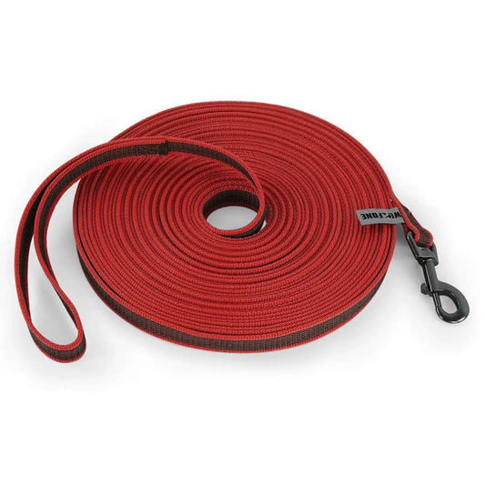 Red Dog Leash Latex Silk Easy and Convenient Training Big Dual Color - TrendyPet's Zone