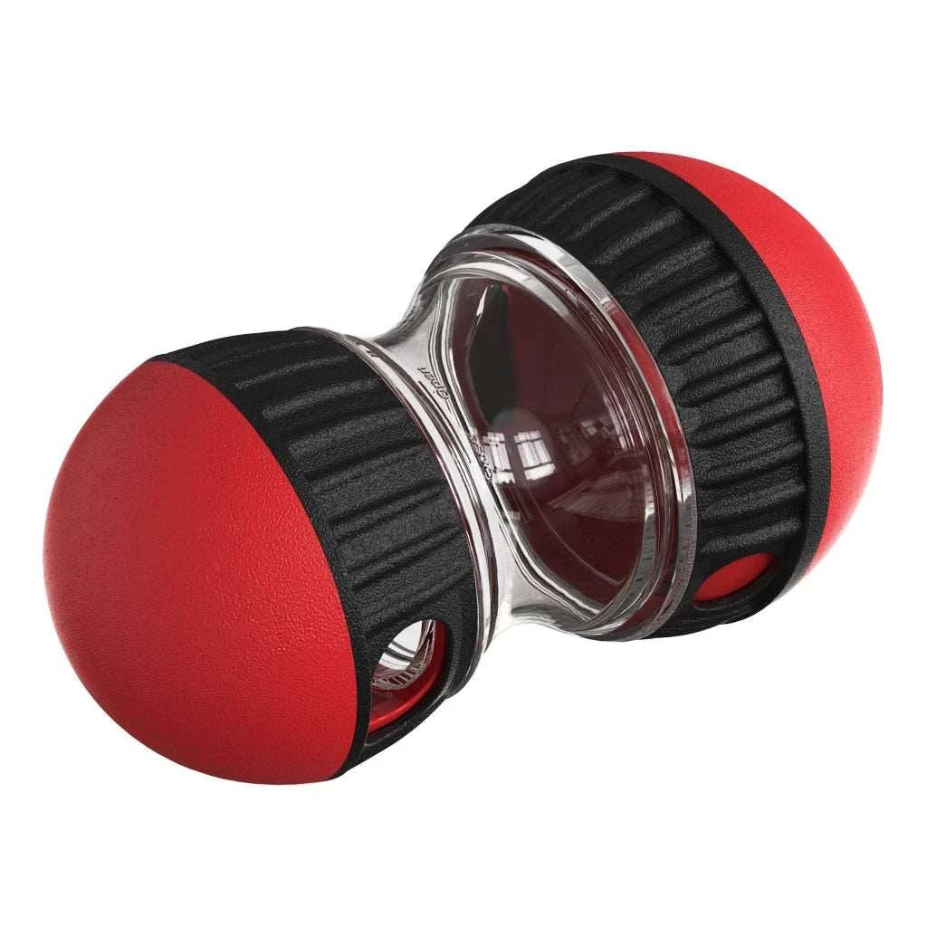 Red Dog Puppy Toys Increase Intelligence Elliptical Track Rolling Ball Leaky Food Develop Good Habits Sturdy Durable Interactive Pets Toys - TrendyPet's Zone