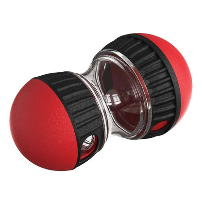 Red Dog Puppy Toys Increase Intelligence Elliptical Track Rolling Ball Leaky Food Develop Good Habits Sturdy Durable Interactive Pets Toys - TrendyPet's Zone