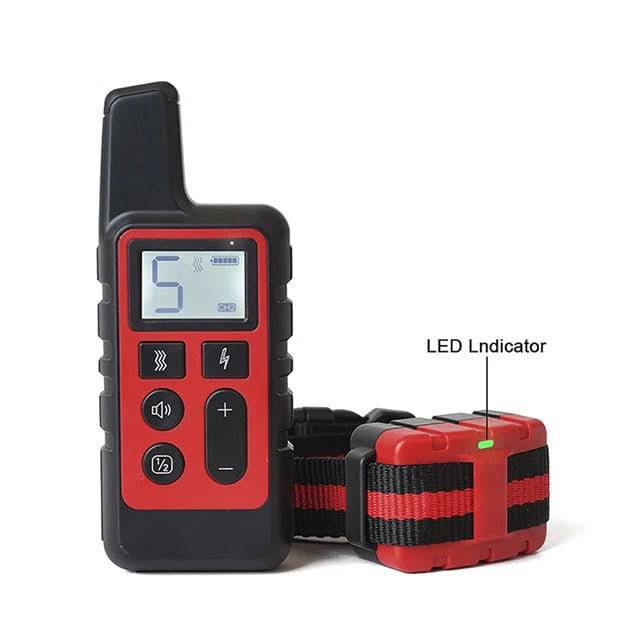 Red Dog Training Collar 500m Control Trainer Device Vibration / Electrostatic pulse / Warning Stop Bark Deterrents - TrendyPet's Zone