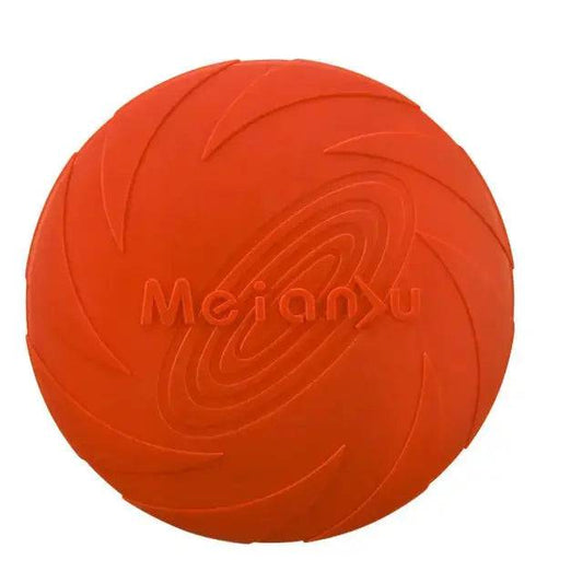 Red Fashion Pet Dog Silicone Game Frisbeed Dog Toy Flying Discs Training Interactive Toys Pet Supplies Flying Disc 15/18/22cm - TrendyPet's Zone