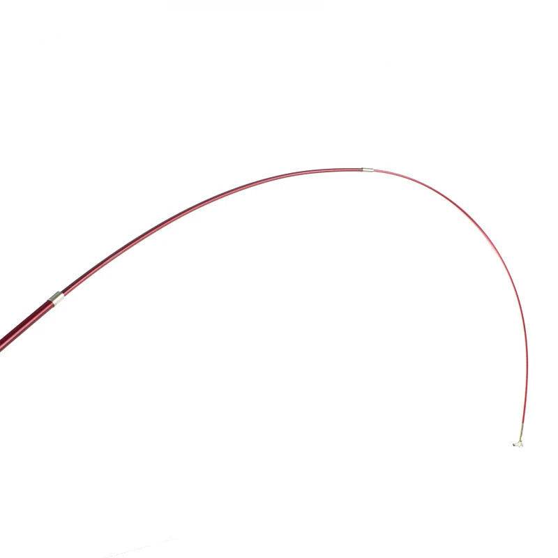 Red Interactive Cat Toy Kitten Teaser Stick Wand Pet Three-section Retractable Feather Stick Bell Catcher - TrendyPet's Zone