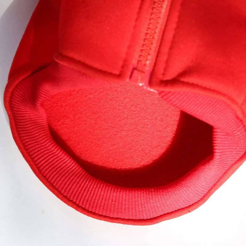 Red Luxury Dog Clothes Warm Fashion Pet Sweatshirt - TrendyPet's Zone